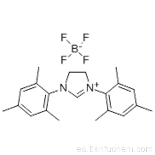 Tetrafluoroborato de 1,3-bis (2,4,6-trimetilfenil) -4,5-dihidroimidazolio CAS 245679-18-9